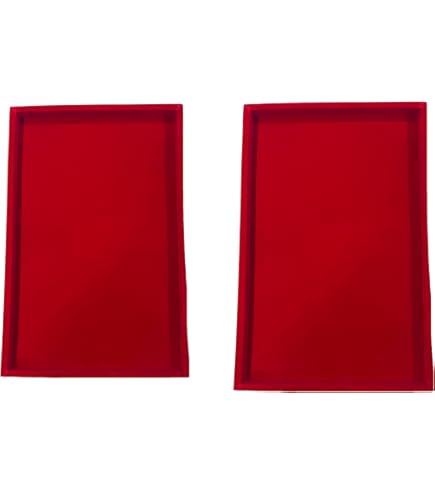 Half Size White Stackable Plastic Tray 1