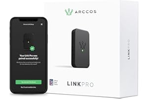 Arccos Link Pro Wearable: Automatically Track Your Golf Game Without Your Phone, Compatible with Arccos Smart Sensors & Arccos Smart Grips