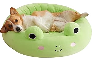 Squishmallows Oryginalne 61 cm Wendy Frog Legowisko dla Zwierząt - Średnie Ultrasoft Oficjalne Pluszowe Legowisko Dla Zwierząt