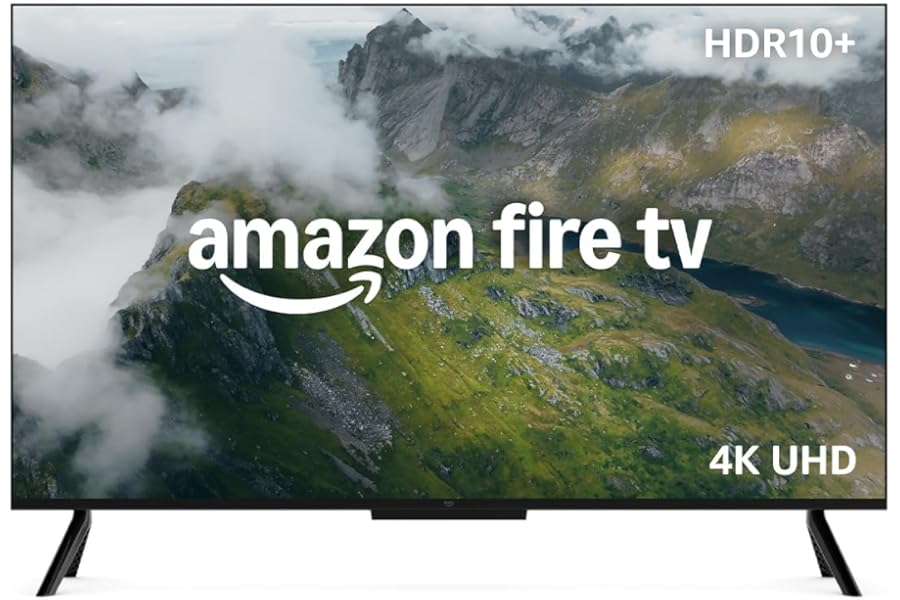 Amazon Fire TV 50" 4-Series (newest gen), 4K Ultra HD smart TV with Alexa Remote, HDR10+, fast processor, Dolby Audio, Ambient Experience, free and live TV