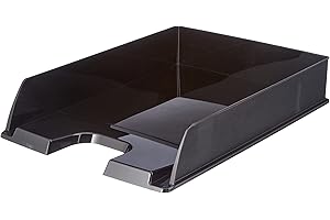 Leitz Corbeille à courrier Esselte, A4, noir, VIVIDA, Europost, 623605, noir