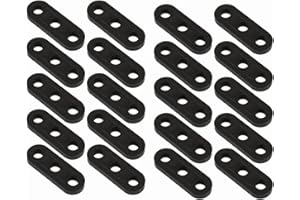 LKTFATD 20 Pack Black Plastic Guyline Tensioners for Camping Tent Rope Adjusters Heavy Duty Cord Fasteners Outdoor Shelter Set