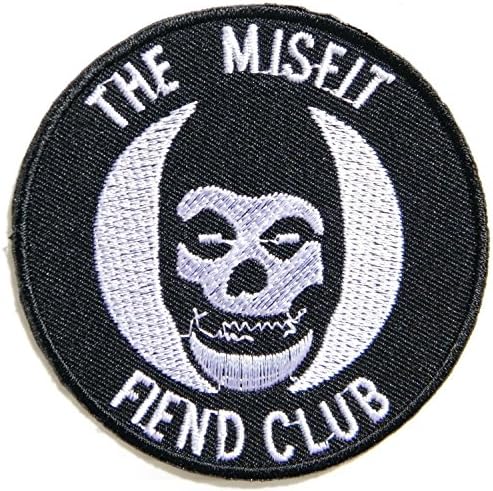 THE MISFIT FIEND CLUB Heavy Metal Punk Rock Music Band Logo Patch Sew Iron on Embroidered Appliques Badge Sign Costume Gift by PBEAR by PBear