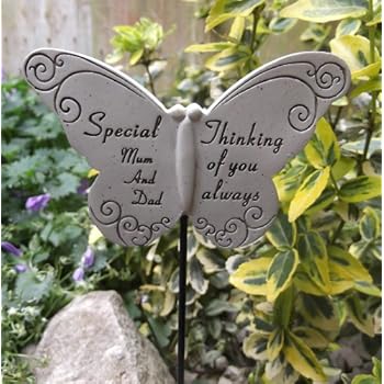 Memorial Butterfly Husband Car Ornament