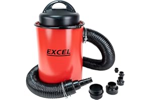 GENERIC Excel Dust Collector – 1200W 50L, Industrial Vacuum Cleaner – Dust Extractor Workshop Vacuum Cleaner – Saw Dust Collector – Powerful Suction with 2m Hose - High Filtration to 0.5 Microns