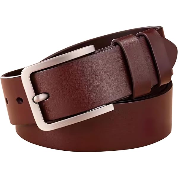 BESTKEE Cintura Uomo Reversibile In Pelle – 35 Mm, 2 Colori In 1: Nero E Marrone Chiaro, Fibbia Rimovibile, Regalo In Scatola Elegante