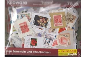 Prophila Collection Europa 75 Grammi Kiloware con almeno 10% Francobolli Speciali (Francobolli per i Collezionisti)