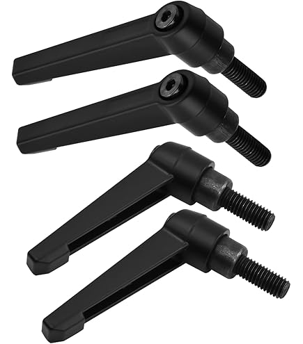 Maniglia A Leva A Morsetto M10 - In Acciaio Inossidabile, Nero, Con Filettatura Regolabile - Foto 3