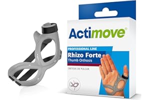 BSN Medical 76238-02 Actimove Rhizo Forte Unique Thumb Brace, Medium right hand, Grays, Small Sinistra