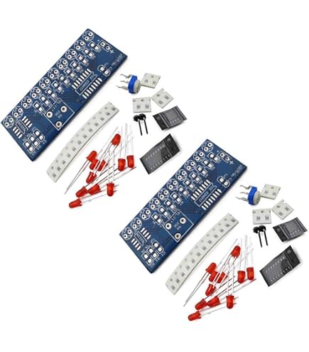 Reland Sun NE555 CD4017 Kit LED Fai Da Te - Luce Acqua Corrente Elettronica, Modulo Marquee Per Hobbisti, 2.5-6V
