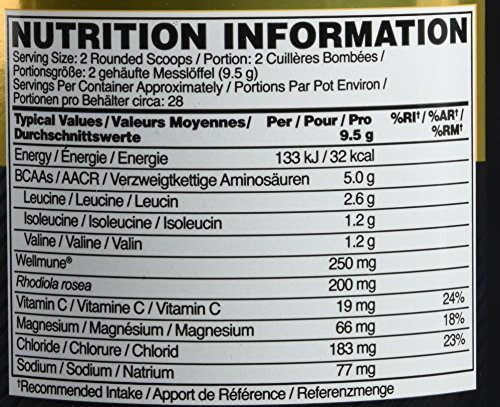 Optimum Nutrition Gold Standard BCAA - Fraise Kiwi, 28 Portions - BCAA poudre, 266 g