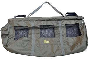 CARPMADNESS Carp Madness Wiegeschlinge Karpfen XXL 128x56 cm – Karpfensack mit Tragetasche – Fischschonend & schwimmfähig – Karpfen Wiege für Angler – Wiegesack mit Drainage & Tragegriffen