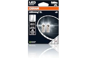OSRAM LEDriving SL, ≜ W5W, White 6000K, Double Blister (2 lamps), LED Retrofit, offroad use only