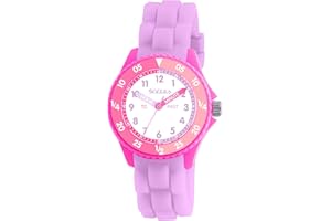 Tikkers Kids Lilac & Pink Silicone Time Teacher Watch ATK1087