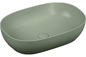 VitrA Outline 5995B420-0016 Oval Lavabo, 60 cm, Mat Bej