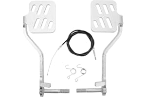 ‎BANAPOY Go-Kart-Brems-Gaspedal-Kits, Go-Kart-Brems-Gaspedal mit 71-Zoll-Gaszug-Rückholfedern-Kit für 196 Cc 6,5 PS Road Rocket Azusa Fun Kart Carter Go Kart