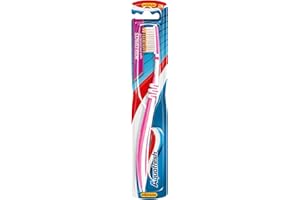 Aquafresh Brosse à Dents Inter Espaces, Pour Des Dents Fortes et Une Haleine Fraiche, Médium, Couleur Aléatoire, 2 Unités