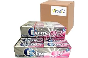 2 hela paket med WRIGLEY'S EXTRA tuggummi (60 enkelförpackningar) (BUBBLEMINT)