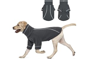 Hjumarayan Ropa Perros medianos, Jersey de Lana para Perros Elástico Jersey Elástico Perro Mediano Ropa Perro Invierno Sueter Perro Ropa Lana para Perro, Gris XXXL