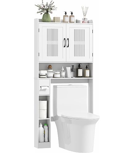 étagère De Rangement Wc Meuble Rangement WC NETEL - Étagère Sur Pied Avec Tiroir Et Panneau Visuel, Blanc 3 Niveaux Meuble Avec Tiroir étagère De Rangement Wc Meuble Rangement WC NETEL - Étagère Sur Pied Avec Tiroir Et Panneau Visuel, Blanc 3 Niveaux Meuble Avec Tiroir