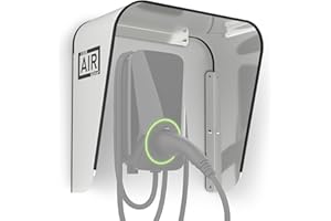 Box Air Klima Wallbox Weather Protection - Protective Roof for Electric Car - Rain Protection UV Protection - Robust Wallbox Cover - Aluminium Composite Material, Weatherproof Accessories Charging