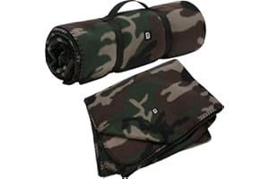 Brandit Fleece Blanket, color: woodland, size: OS