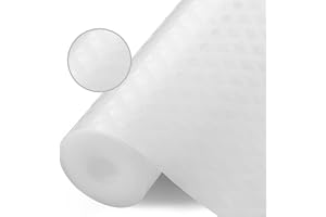 HOTUT Hyllfoder, vattentätt hyllfoder, foder för kökslådor, lådmattor, oljesäker, halkfritt icke-självhäftande, plast EVA-material BPA-fritt, skåp hylla skydd (genomskinlig/30 cm x 300 cm)