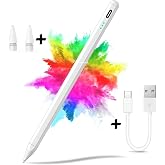 m.tk moveteck Honor X8a X9 X9a Pad 9 8 V9 Pro Uyumlu Tablet Kalemi, Stylus Active Pen, 2 Adet U&ccedil;, Beyaz