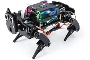 Freenove Robot Dog Kit for ESP32-WROVER (Included), Camera, Walking, Ultrasonic Ranging, Touch Sensor, Buzzer RGB LED Servo App