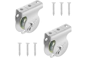 DBREAKS Umlenkrollen (2 Stück) Riemenscheibe Flaschenzug Seilrolle Einzelsatz für Seile Stahlseil