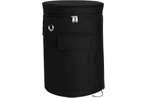 ‎SIRUITON SIRUITON Abdeckhaube für Gasflasche, Gasflaschenhülle, 5KG Gasflasche Abdeckung, wasserdichte Winddichte Anti-UV 600D Oxford, Propan Oxford Tuch Gasflaschenabdeckung für Propangasflasche, Φ25x52cm