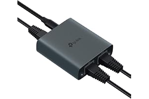TP-Link EH210 Ethernet-switch med 2 portar 1 000 Mbps RJ45 Splitter Network kompatibel med dator, router, TV-set-top-box