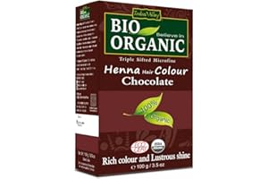 ‎INDUS VALLEY Indus Valley Bio Organic 100 % reine und natürliche Henna-Haarfarbe (CHOCOLATE)