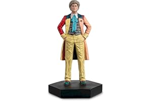 EAGLEMOSS Official Licensed Merchandise Doctor Who Figurine Collection the Sixth Doctor Colin Baker Hand Painted 1:21 Scale Collector Boxed Model Figure #65