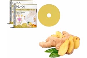 VOKKRV Breast Enhancement Patch - Ginger Breast Patch, Natural Nourishing And Exquisite Patch For Women’S Breast Care, Elastic Muscle Collagen Breast Enhancing Lifting And Firming Mask 10pcs/Box (2 Box)