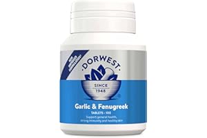 DORWEST HERBS Garlic & Fenugreek Tablets For Dogs And Cats 100 Tablets