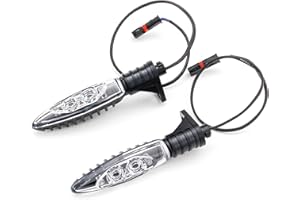 SKUNTUGUANG 1 par para motocicleta LED intermitente luz delantera indicadora de giro lámpara para R1200GS HP4 ADVENTURE F800GS R1200R