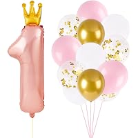Couronne 1er Anniversaire Bébé En Feutre Premium - Avec Bande élastique Ajustable, Décoration Mignonne Pour Fête, Photo, Garçon Ou Fille (Marron) - 5