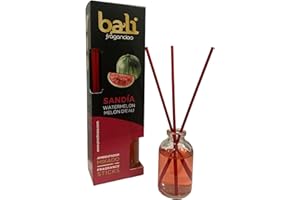 Bali fragancias Ambientador Mikado SANDÍA Difusor con varillas de ratán para tu salón, comedor o cualquier estancia de tu hogar, fragancias seleccionadas, Aromaterapia, Perfumado (30 ml)
