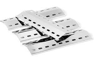 GIRXZYBX 41 x 14cm Flavorizer Bars Brennerabdeckung Heizplatte für Tepro Richfield, Allgrill Modell CBD-410BYB, Napoleons Rogue 2, Mayer Barbecue, Coobinox, Buffalo Grill, Edelstahl Flammenverteiler