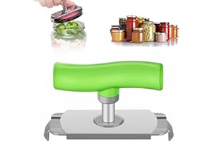 MUCOOS Effortless Arthritis Jar Opener, Grün Verstellbarer Dosenöffner, Glasöffner Schraubdeckelöffner Senioren, Arbeitssparender Dosenöffner, Generisch Einfacher Arthritis-Korkenzieher für Familie Picknick