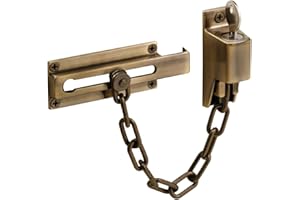 Prime-Line Products U 9914 Keyed Chain Door Guard, Antique Brass Finish by Prime-Line Products