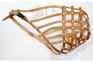 L&J Pets Uk Jasnoskóra kaganiec dla psa Dogue de Bordeaux i Bullmastiff i innych (DB3, brązowy)