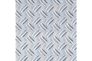 GAH-ALBERTS Alberts 466725 Structured Sheet | Ripple Embossing | Aluminium Natural | 300 x 1000 x 1.5 mm