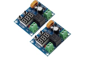 Heevhas XH-M609 DC 12V-36V Modulo di protezione tensione Scheda di protezione da sottotensione per disconnessione a bassa tensione Modulo di protezione da scarica (2 pezzi)