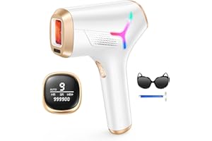 ‎HAARLOSY Haarlosy IPL Geräte Haarentfernung Laser für Frauen und Männer, zu Hause IGBT Schmerzfreies IPL Haarentfernungsgerät für Schnelleres Ergebnis, für Gesicht, Bikinizone, Achseln, Körper, Gold
