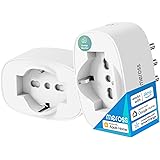 Meross Presa WiFi Italiana, Presa Smart con Monitoraggio Energia, Presa Intelligente Compatibile con Apple HomeKit, Alexa e G