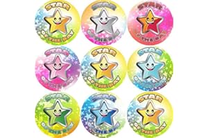STICKER STOCKER 144 Star of the Day 30 mm Reward Stickers for School Teachers, Parents, Nursery