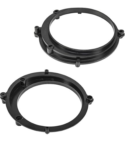 Tomzz Audio 2803-019 Anneaux Adaptateurs Haut-Parleurs DIN 165mm Pour Audi A3 8P 2004-2012 - Tablette Arrière Latérale