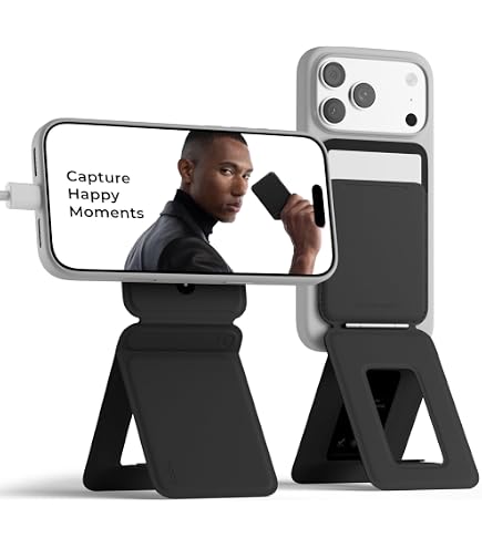 MOFT X 4-in-1 Supporto Per Telefono Con Portacarte, Angolo 60° E Design Sottile (Non Magnetico)